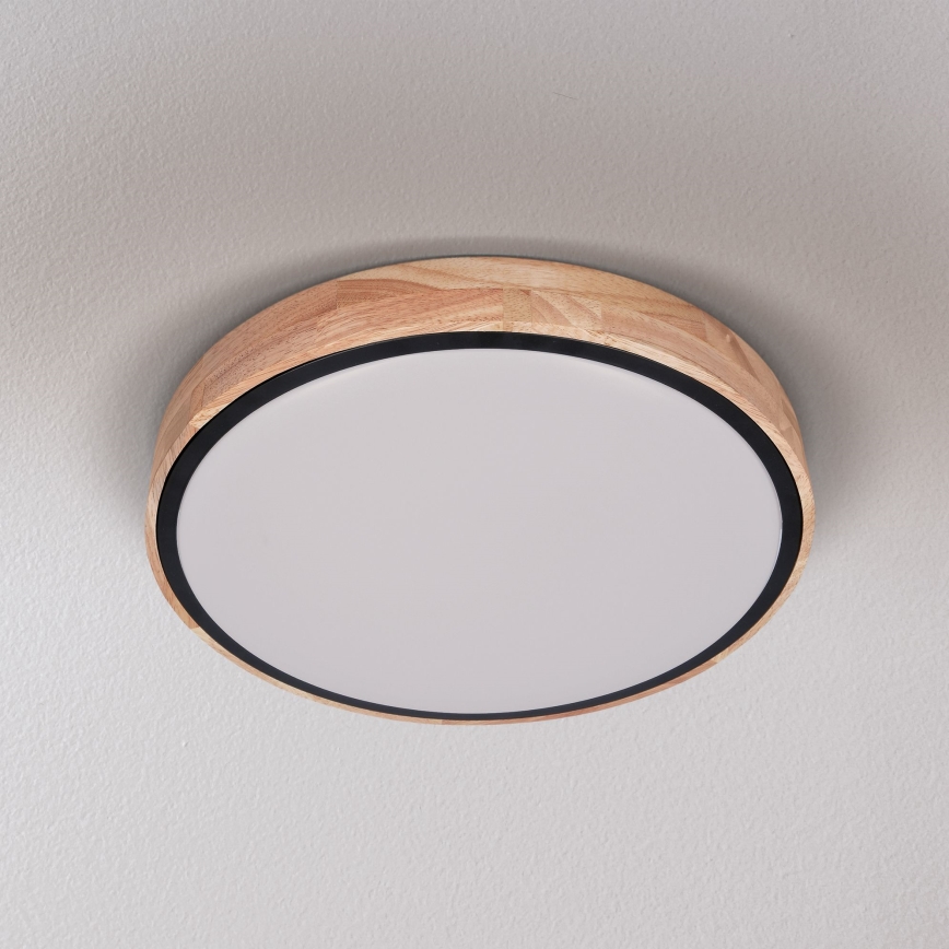 Brilagi - LED hämardatav laelamp GLORIA LED/48W/230V 3000-6500K tamm läbimõõt 40 cm + kaugjuhtimispult
