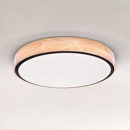 Brilagi - LED hämardatav laelamp GLORIA LED/48W/230V 3000-6500K tamm läbimõõt 40 cm + kaugjuhtimispult