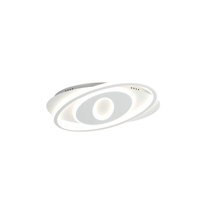 Brilagi - hämardatav LED-laelamp IRIS LED/78W/230V 3000-6000K 37x49 cm valge + kaugjuhtimispult