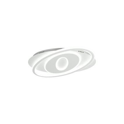 Brilagi - hämardatav LED-laelamp IRIS LED/78W/230V 3000-6000K 37x49 cm valge + kaugjuhtimispult