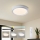 Brilagi - hämardatav LED laevalgusti KREON LED/54W/230V 3000–6000K must Ø 38 cm + kaugjuhtimispult