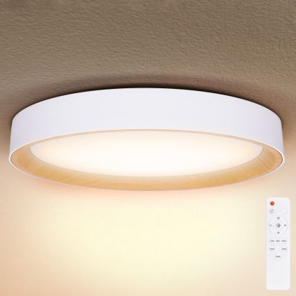 Brilagi - Hämardatav LED-laevalgusti LARIOS LED/72W/230V valge, läbimõõt 59 cm + kaugjuhtimispult
