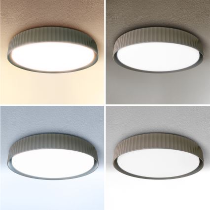 Brilagi - Hämardatav LED-laelamp LUCIA LED/60W/230V 3000–6500K, läbimõõt 59 cm, taupe + kaugjuhtimispult