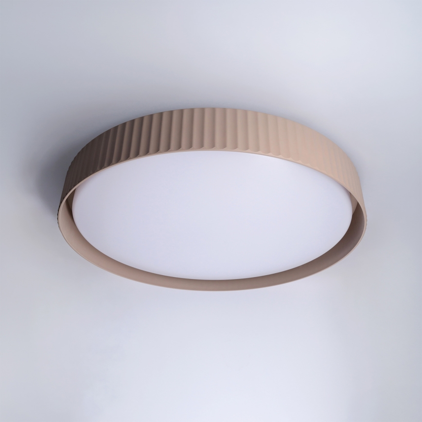 Brilagi - Hämardatav LED-laelamp LUCIA LED/60W/230V 3000–6500K, läbimõõt 59 cm, taupe + kaugjuhtimispult