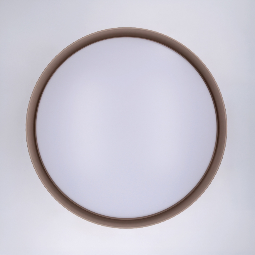Brilagi - Hämardatav LED-laelamp LUCIA LED/60W/230V 3000–6500K, läbimõõt 59 cm, taupe + kaugjuhtimispult