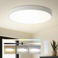 Brilagi - hämardatav LED laevalgusti POOL SMART LED/128W/230V 3000–6000K Ø 100 cm Wi-Fi Tuya valge + kaugjuhtimispult