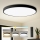 Brilagi - hämardatav LED-laevalgusti POOL SMART LED/180W/230V 3000-6000K läbimõõt 120 cm Wi-Fi Tuya must + kaugjuhtimispult