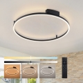 Brilagi - Hämardatav LED-laevalgusti PORTOFINO LED/60W/230V 3000-6000K läbimõõt 80 cm must + kaugjuhtimispult