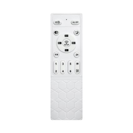 Brilagi - hämardatav LED-laeventilaator LED/32W/230V Ø 95 cm must + kaugjuhtimispult