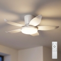 Brilagi - hämardatav LED-laeventilaator LED/32W/230V 3000-6500K läbimõõt 95 cm valge + kaugjuhtimispult
