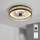 Brilagi - hämardatav LED-laeventilaator LED/34W/230V 3000-6500K läbimõõt 50 cm must/kuldne + kaugjuhtimispult