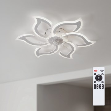 Brilagi - hämardatav LED-laeventilaator LED/34W/230V 3000-6500K läbimõõt 83 cm valge + kaugjuhtimispult