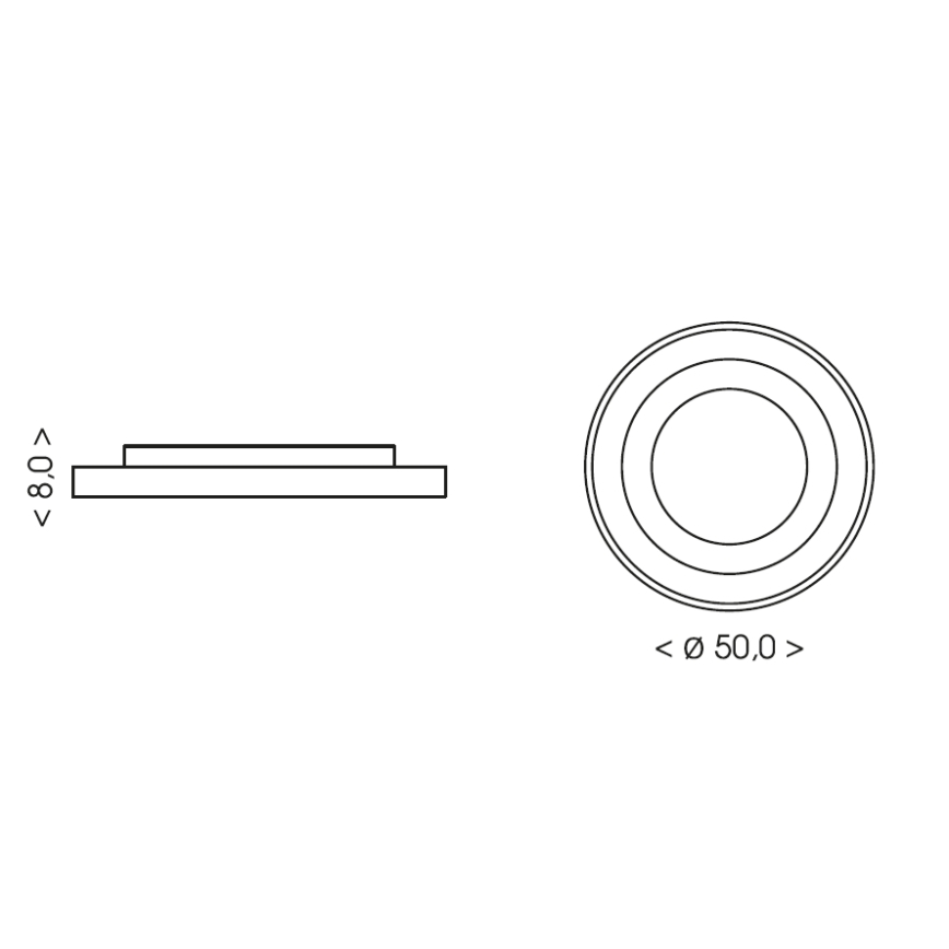 BRILAGI - LED hämardatav lastetoa laelamp ASTRO LED/55W/230V 3000-6000K läbimõõt 50 cm + kaugjuhtimispult