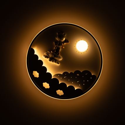 Brilagi - LED hämardatav laste laelamp ASTRO LED/68W/230V 3000-6000K läbimõõt 49 cm + kaugjuhtimispult