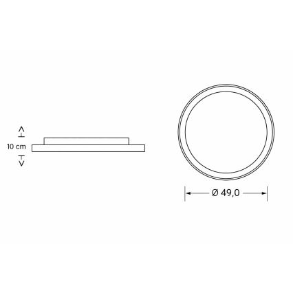 Brilagi - LED hämardatav laste laelamp ASTRO LED/68W/230V 3000-6000K läbimõõt 49 cm + kaugjuhtimispult