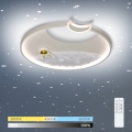 BRILAGI - hämardatav LED-lastetoa laelamp ASTRO LED/20W/230V läbimõõt 50 cm 3000-6000K astronaudimotiiv + kaugjuhtimispult