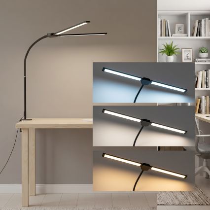 BRILAGI - hämardatav LED-laualamp USB VARIO LED/14W/5V 3000-6000K must
