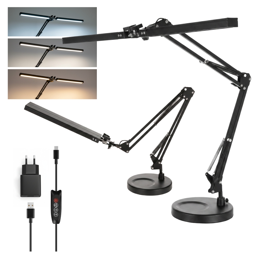 Brilagi - Hämardatav LED-laualamp VARIO LED/15W/230V 3000-6000K must
