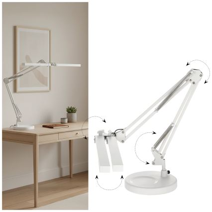 Brilagi - hämardatav LED-laualamp VARIO LED/15W/230V 3000-6000K valge