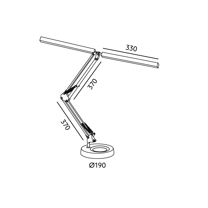 BRILAGI - hämardatav LED-laualamp VARIO LED/15W/230V 3000-6000K valge