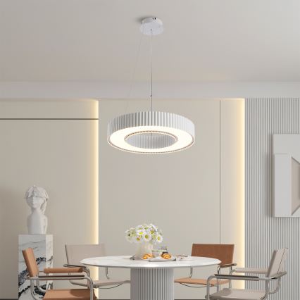 Brilagi - LED hämardatav rippvalgusti kaabliga LUMIX LED/48W/230V 3000-6000K valge läbimõõt 50 cm + kaugjuhtimispult