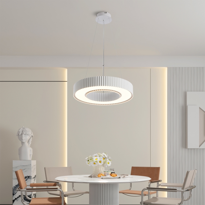 Brilagi - LED hämardatav rippvalgusti kaabliga LUMIX LED/48W/230V 3000-6000K valge läbimõõt 50 cm + kaugjuhtimispult