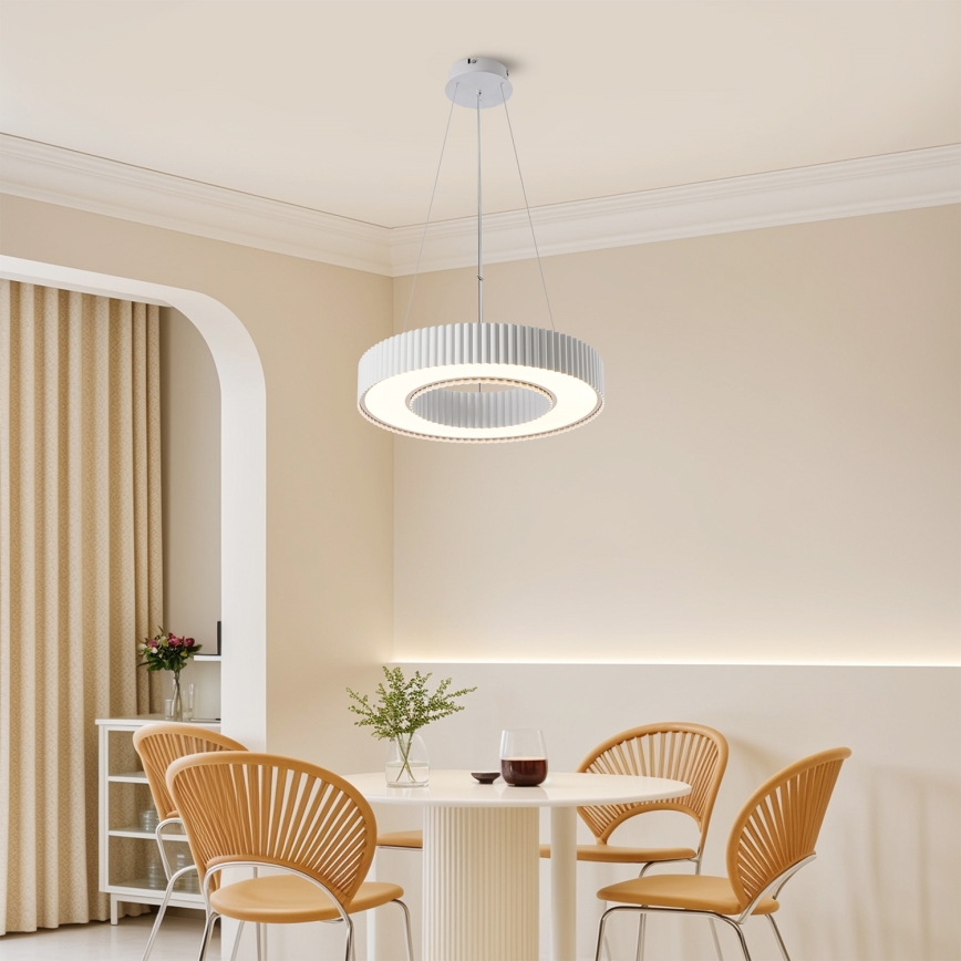Brilagi - LED hämardatav rippvalgusti kaabliga LUMIX LED/48W/230V 3000-6000K valge läbimõõt 50 cm + kaugjuhtimispult
