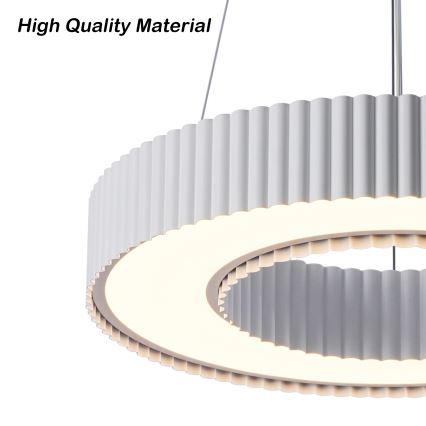 Brilagi - LED hämardatav rippvalgusti kaabliga LUMIX LED/48W/230V 3000-6000K valge läbimõõt 50 cm + kaugjuhtimispult