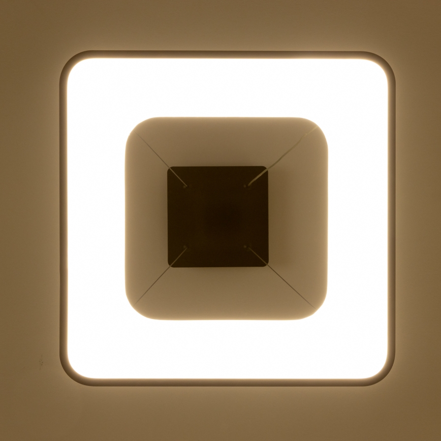 Brilagi - LED-hämardatav rippvalgusti kaablil FALCON II LED/80W/230V 3000-6500K 40x40 cm must + kaugjuhtimispult