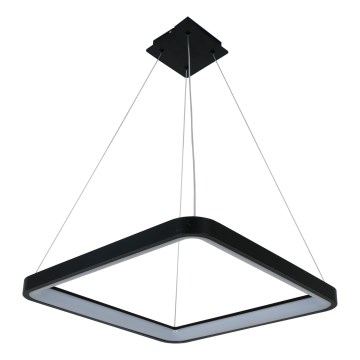 Brilagi - Hämardatav LED-lühter riputuskaabliga FALCON SLIM LED/50W/230V 3000-6500K 50x50 cm must + kaugjuhtimispult