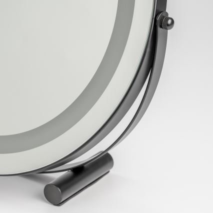 BRILAGI - LED-hämardatav meigipeegel CALIFORNIA LED/17W/230V 3000/4000/6500K läbimõõt 42 cm must