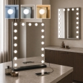 BRILAGI - hämardatav LED-meigipeegel HOLLYWOOD LED/15W/230V CCT + 2x USB 55x77 cm must
