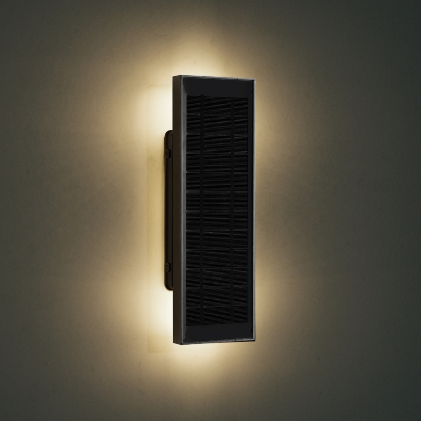 Brilagi - hämardatav LED-päikesepaneeliga seinavalgusti SUN LED/2,5W/230V 30 cm 2000 mAh IP44