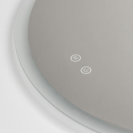 Brilagi - LED vannitoa soojendusega peegel CLARA PRO LED/19W/230V läbimõõt 60 cm IP44 CRI 90 hämardatav + CCT