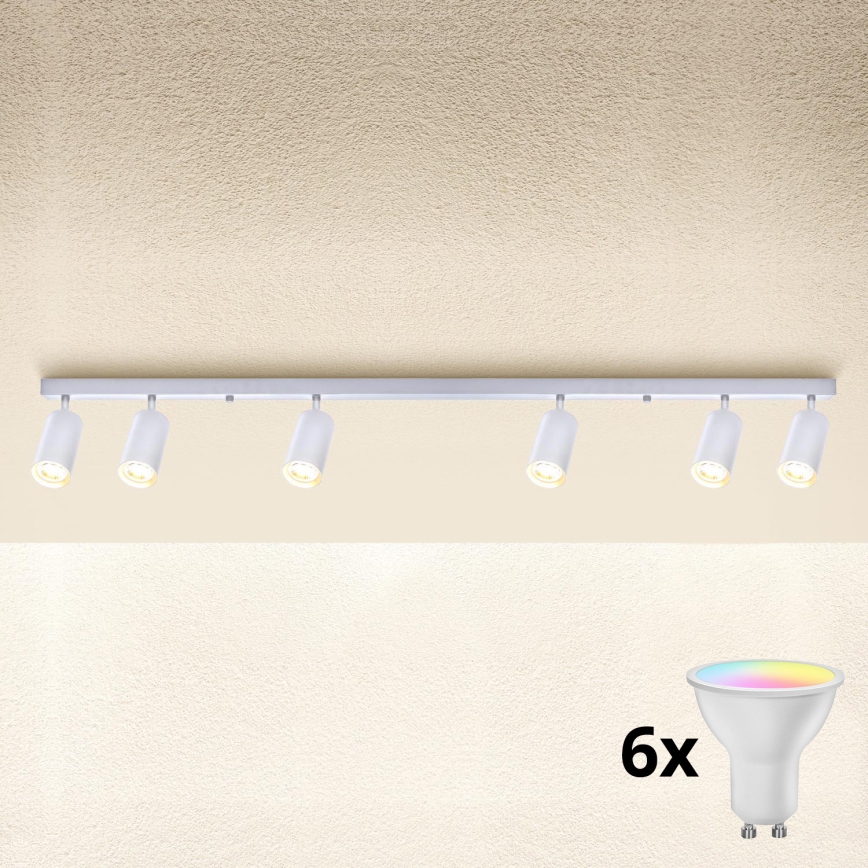 Brilagi - hämardatav LED-punktvalgusti SELE 6xGU10/6,5W/230V 2700-6500K valge
