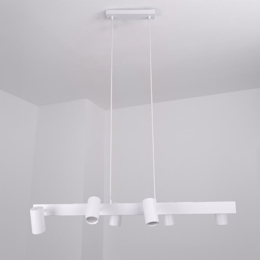 BRILAGI - LED RGBW hämardatav rippvalgusti kaablil SELE 6xGU10/6,5W/230V 2700-6500K valge + kaugjuhtimispult
