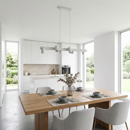 BRILAGI - LED RGBW hämardatav rippvalgusti kaablil SELE 6xGU10/6,5W/230V 2700-6500K valge + kaugjuhtimispult
