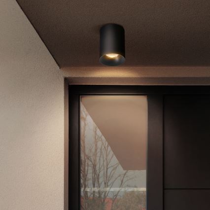 Brilagi - LED RGBW hämardatav kohtvalgusti TRINE 1xGU10/4,8W/230V 3000K must + kaugjuhtimispult