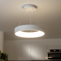 Brilagi - hämardatav LED-ripplamp kaablil FALCON LED/80W/230V 3000-6500K läbimõõt 60 cm valge + kaugjuhtimispult