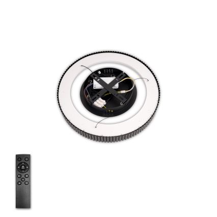 Brilagi - kaabliga riputatav hämardatav LED-lühter FALCON MODERN LED/30W/230V 3000-6500K läbimõõt 40 cm must + kaugjuhtimispult