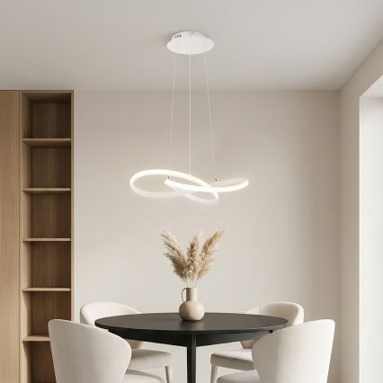 BRILAGI - LED hämardatav rippvalgusti INFINITY riputuskaabliga LED/55W/230V 3000-6000K 50x50 cm valge + kaugjuhtimispult