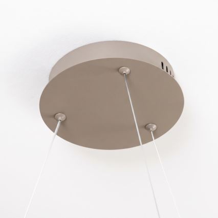 BRILAGI - LED hämardatav rippvalgusti kaabliga FALCON SLIM LED/42W/230V 3000-6500K läbimõõt 50 cm beež + kaugjuhtimispult
