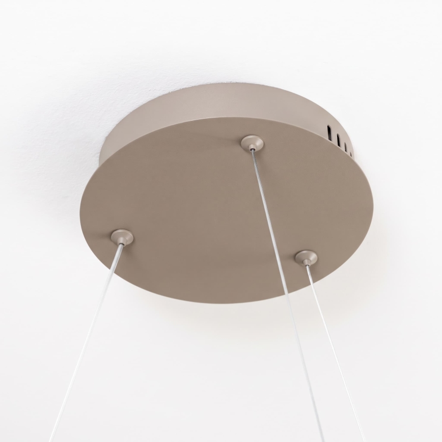 BRILAGI - LED hämardatav rippvalgusti kaabliga FALCON SLIM LED/42W/230V 3000-6500K läbimõõt 50 cm beež + kaugjuhtimispult