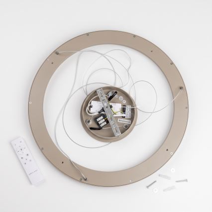 BRILAGI - LED hämardatav rippvalgusti kaabliga FALCON SLIM LED/42W/230V 3000-6500K läbimõõt 50 cm beež + kaugjuhtimispult
