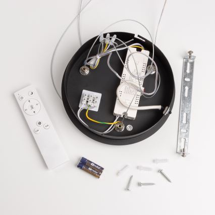 Brilagi - LED hämardatav rippvalgusti kaablil FALCON LED/40W/230V 3000-6500K läbimõõt 45 cm must + kaugjuhtimispult