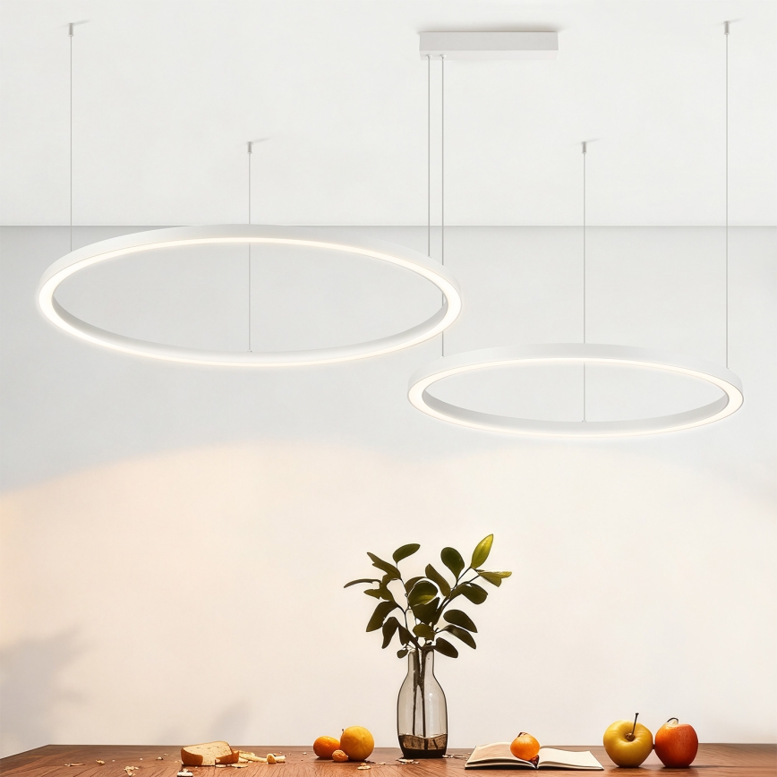 Brilagi - Hämardatav riputatav lühter kaabliga PORTOFINO LED/98W/230V 3000-6000K valge + kaugjuhtimispult