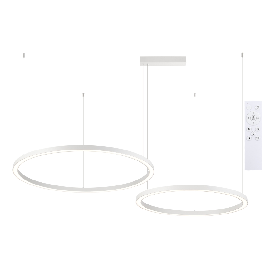 Brilagi - Hämardatav riputatav lühter kaabliga PORTOFINO LED/98W/230V 3000-6000K valge + kaugjuhtimispult