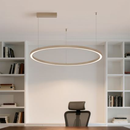 BRILAGI - LED-hämardatav rippvalgusti riputuskaabliga PORTOFINO LED/60W/230V 3000-6000K läbimõõt 80 cm beež + kaugjuhtimispult