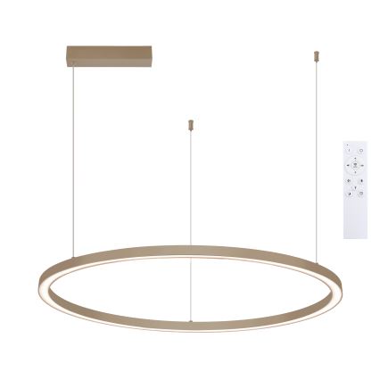 BRILAGI - LED-hämardatav rippvalgusti riputuskaabliga PORTOFINO LED/60W/230V 3000-6000K läbimõõt 80 cm beež + kaugjuhtimispult
