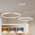 Brilagi - hämardatav LED-rippvalgusti kaablil PORTOFINO LED/98W/230V 3000-6000K hõbedane + kaugjuhtimispult